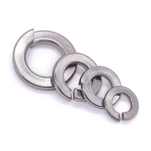 7/8 Inch Split Lock Washer, 304 Stainless Steel 18-8 Spring Lock Washer for 7/8" Screws, Bright Finish, 20-Pack 7/8"