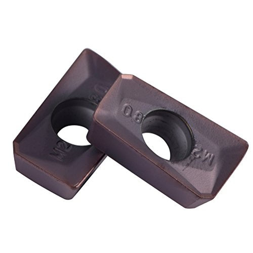 10Pcs APMT1604 Carbide Inserts, Indexable Turning & Milling Inserts, CNC Lathe Tools for Regular Steel and Stainless Steel