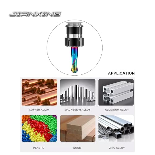 6mm R3 2-Flute Carbide Ball Nose End Mill, 3 Pcs 6mm