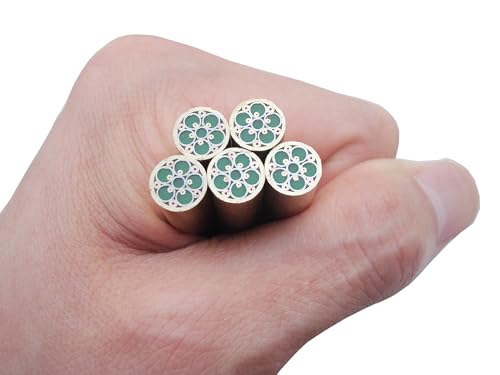  [AUSTRALIA] - 8mm Knife Scale Mosaic Resin Filling Shaft Pin (Green) Green
