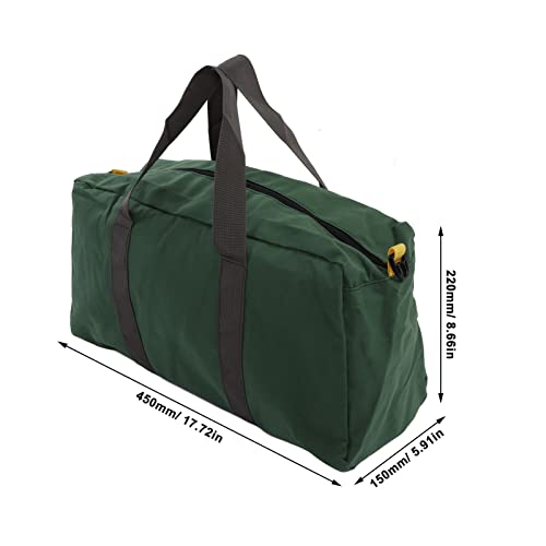 Asixxsix Large Capacity Tool Bag, Heavy Duty Multifunctional Tool Storage Bag for Carpentry Electrician (18in) 18in