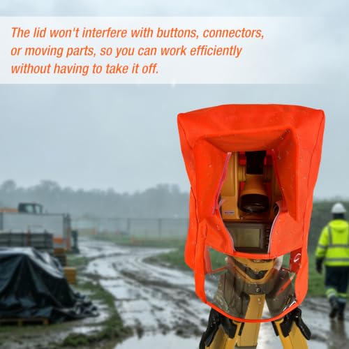 2 Pack Total Station All Weather Cover,Waterproof, Durable, Quick Slip-On 2