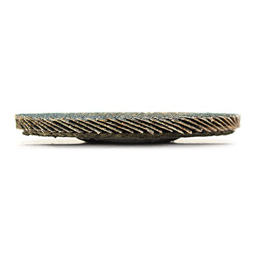 BHA Grinding and Sanding Flap Discs T27, 4-1/2" x 7/8", 120 Grit - 10 Pack