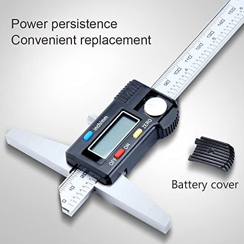 Digital Depth Caliper Electronic Ruler (200mm(Normal)) 200mm