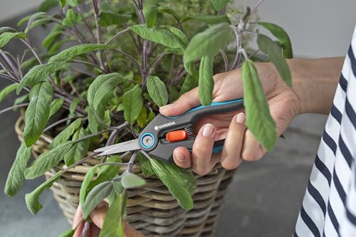 GARDENA FreshCut Herb Scissors, German Steel Blade, 25 Year Warranty, 12212