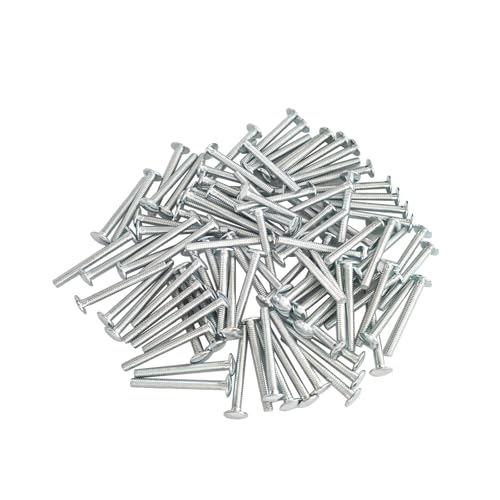 100PCS Stainless Steel 3/16" Rivet Kit fit for Peterbilt 379 Huck and Collar, Replaces MGP98T-R6-10G, MGCS-R6U-100 Medium Duty Flange Collar