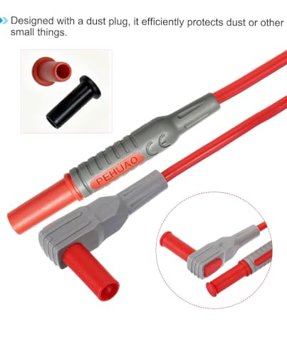 120 Inch Super Long Soft Silicone Multimeter Insulated Test Leads 3