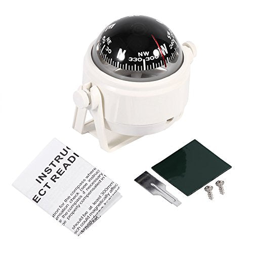 Acouto Dashboard for Trucks, Multi-Purpose Car Mount Sea Marine Bracket Mount Voyager Outside for Boat Caravan Truck Watercraft White