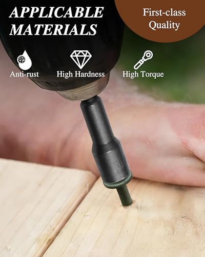 100Pcs #14 x 4 Deck Screws Hex Flanged Head Lag Screw Bolts, Epoxy Coated Rust Resistant Exterior Structural Wood Screws 4 Inch, Hex Socket Included Green Outdoor Decking Screw for Wood Fence 14 x 4" 100