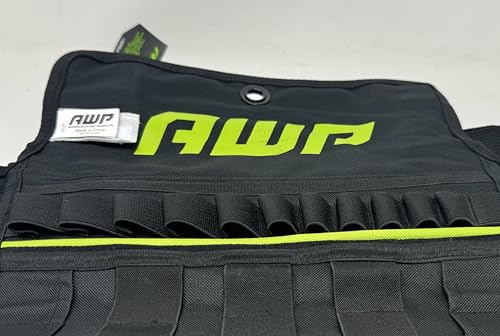 AWP Socket Wrench Tool Roll - Holds 22 Sockets, Fits 1/4'' or 3/8'' Drive, Water-Resistant Construction by AWPGEAR