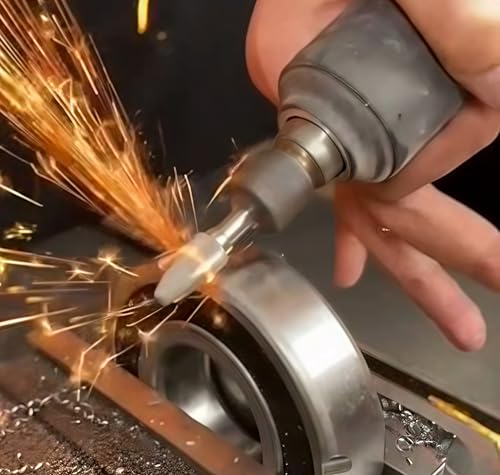 SF-5 Tungsten Carbide Rotary Burr Double Cut with 1/4"(6.35mm) Shank Dia 1/2"(12.7mm) Head Dia and 1"(25.4mm) Cutting Length for Metal&Wood Working,3pcs Burr SF-5