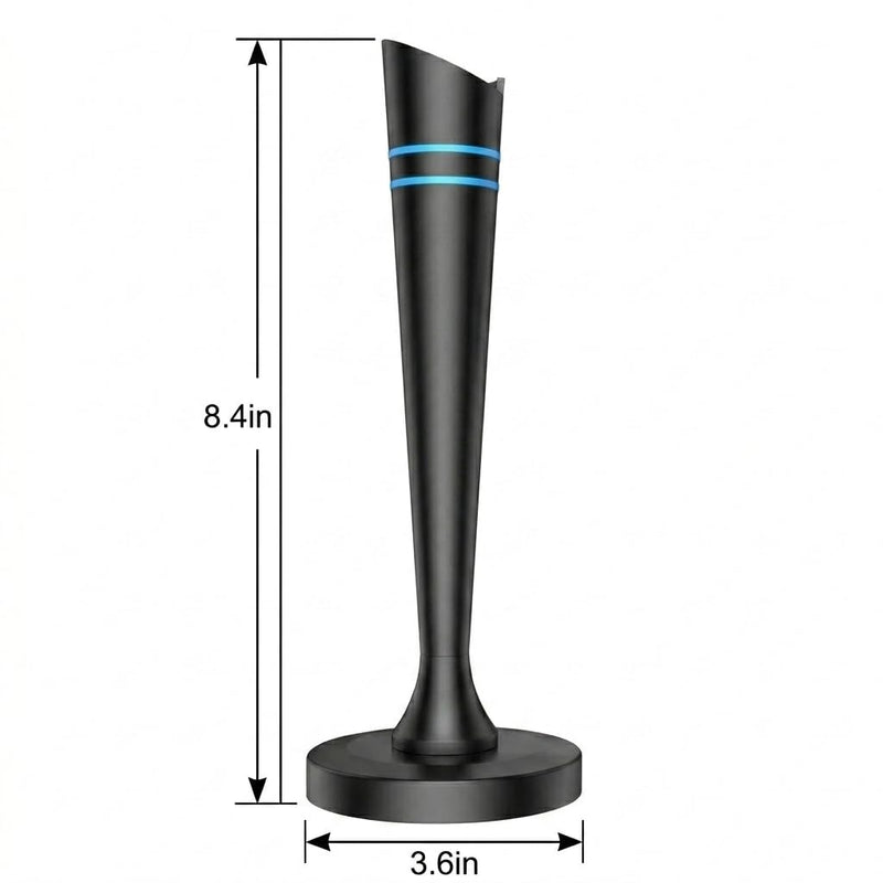 TV Antenna Indoor for smart TV, Digital Antenna for Smart TV with Local Channels, TV Antenna Long Range Reception with Amplifier Signal Booster, 360° Strong Reception, Supports 4K 1080p HD