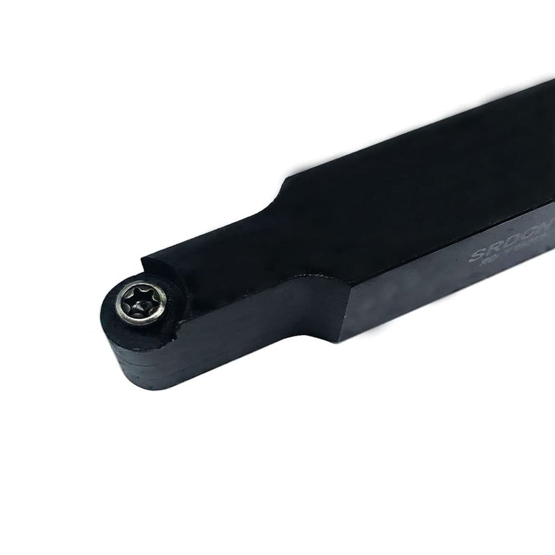 RCMT10T3M0 10pcs Carbide indexable Turning Insert with 5/8" SRDCN1616H10 Lathe Turning Tool Holder for Steel,Stainless Steel (RCMT10T3M0 +SRDCN1616H10) SRDCN1616H10+10psc R5 Yellow