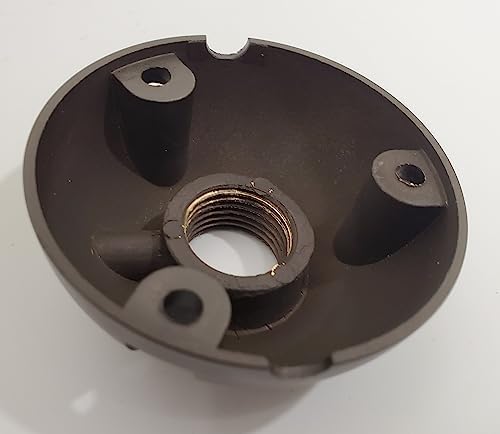 Ironsmith Lighting Products Aluminum Mounting Plate, Heavy Duty Surface Flush Mount for Low Voltage Outdoor Landscape Lighting, Easy to Install, ‎Solid Metal Construction (4/PK) 4