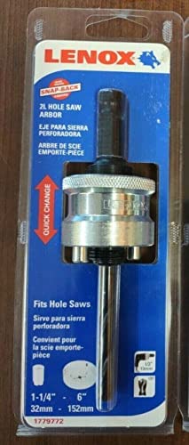 Lenox 1/2-In Quick Change Hole Saw Arbor One Size Classic