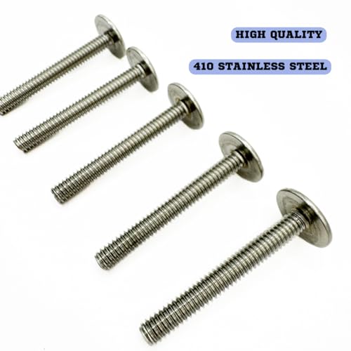 Mighty Fasteners Combo Sidewalk Bolts, 304 Stainless Steel, Hurricane Hardware, 1/4" X 1", 25-Pack 1/4" X 1"