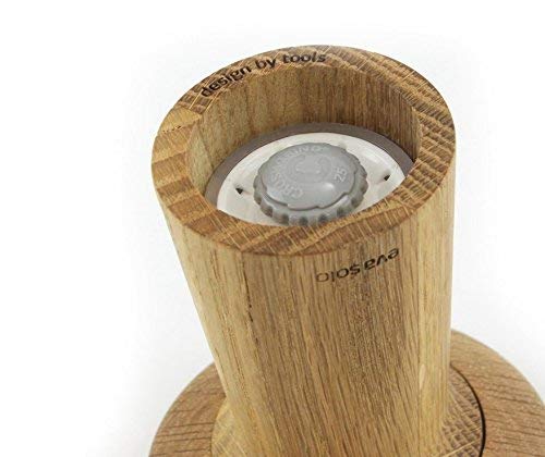 EVA SOLO - Salt & pepper mill oak - Grinder from CrushGrind, 25-year guarantee on the ceramic parts - Oak (High) High