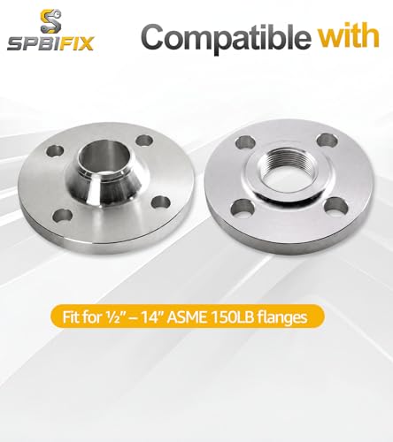 1-1/8" Two Hole Alignment Pins Set 6061 Aluminum Lightweight Construction 2 Hole Flange Alignment Pin Compatible for ASME 150LB Flanges