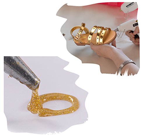 12 Color Hot Glue Gun Sticks 7 mm By 10 cm Mini Glue Sticks Hot Melt Glue Sticks Mini Glitter for DIY Art Craft, 60 Pack