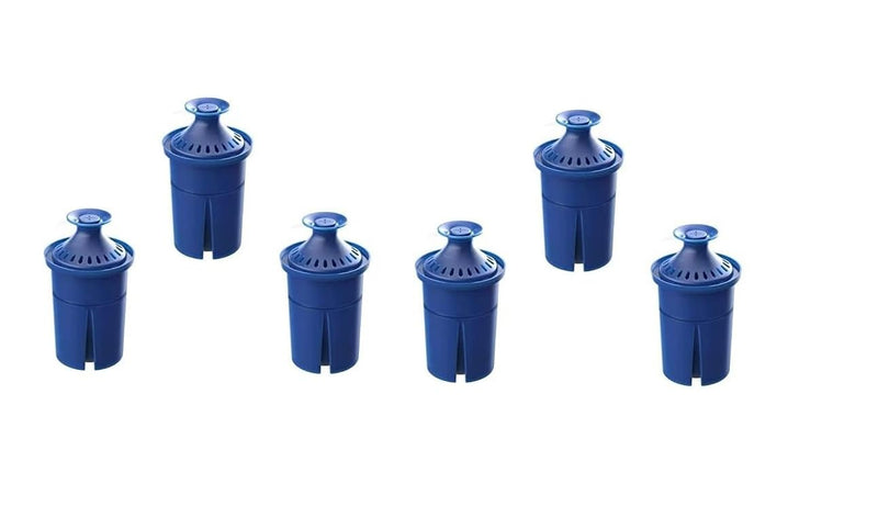 Elite Water Filter Lasting 6 Months-Efficient Long-Life Elite Filter, Replacement for Brita Pitcher Water Filter and Dispensers, Etc.,BPA FREE (6 Count(Blue)) 6 Count(Blue)