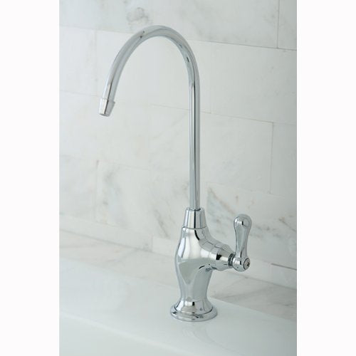 Kingston Brass Gourmetier KS3191AL Restoration Single Handle Water Filtration Faucet, Polished Chrome, 10.81 x 4.63 x 1.75