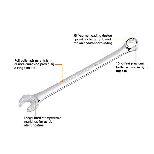 GEARWRENCH 1-1/4" 12 Point Long Pattern Combination Wrench - 81735 37987