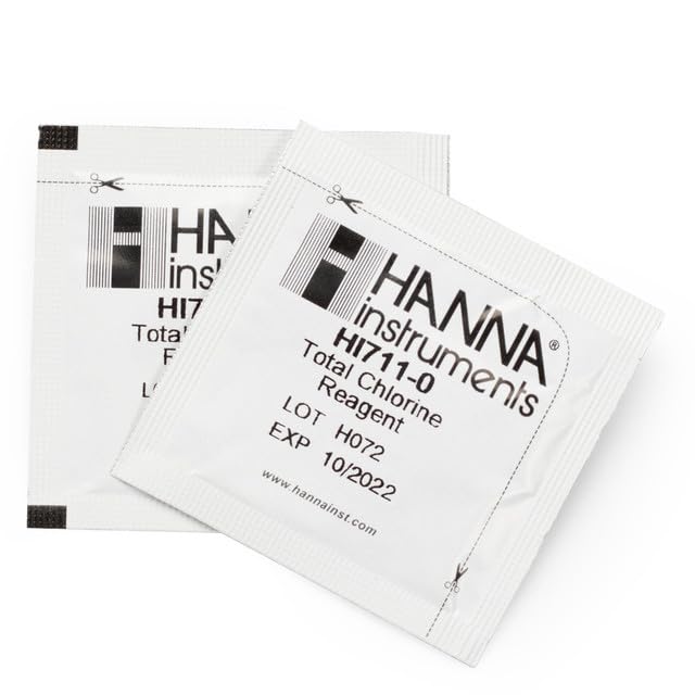 Total Chlorine Reagents (Qty 1 Box of 25 reagents) Part # HI711-25
