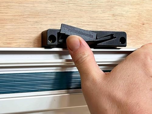 StealthMounts Track Mount - 4 Pack | Track Saw Guide Rail Mount | Track Saw Guide Mount | Track Saw Guide Rail Holder | Track Saw Storage | Track Saw Guide Organizer Made in the UK