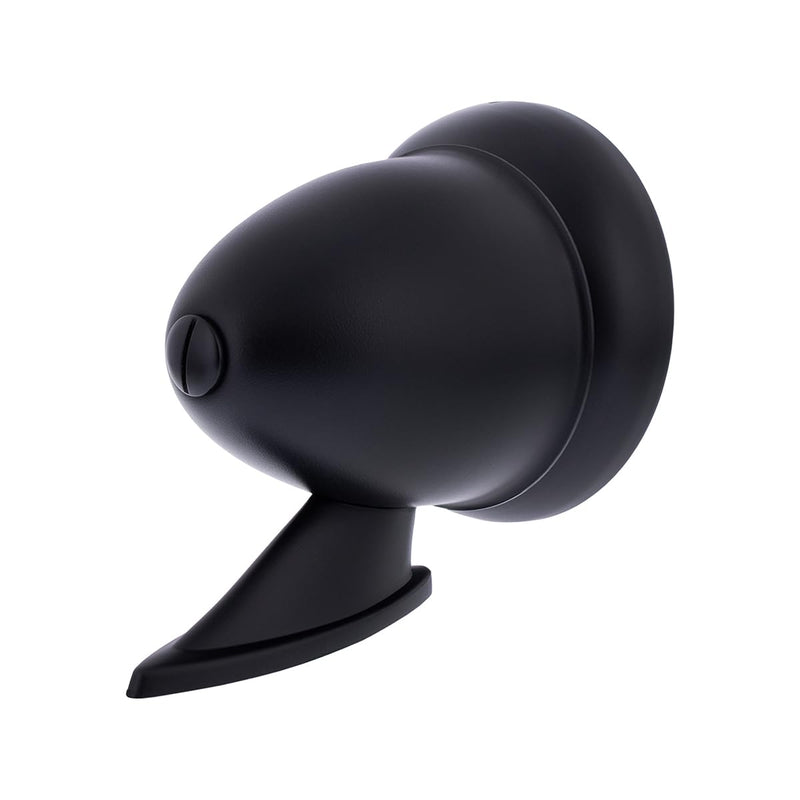 United Pacific S1403 GT Racing Style Mirror, Die-Cast Arm & Mirror Head, Universal Application, Fits L/H or R/H Side – Black – ONE MIRROR Black & White