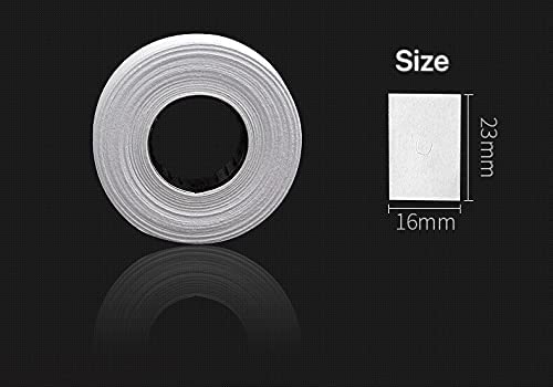 JIAYING Double Line Price Label Paper for MX-6600，20 Rolls ofWhite Price Label Paper 20 Rolls Paper