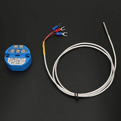 Fafeicy -50~400 Degree PT100 SBWZ Temperature Transmitter DC24V Output 0-10V Sensor, Transformer