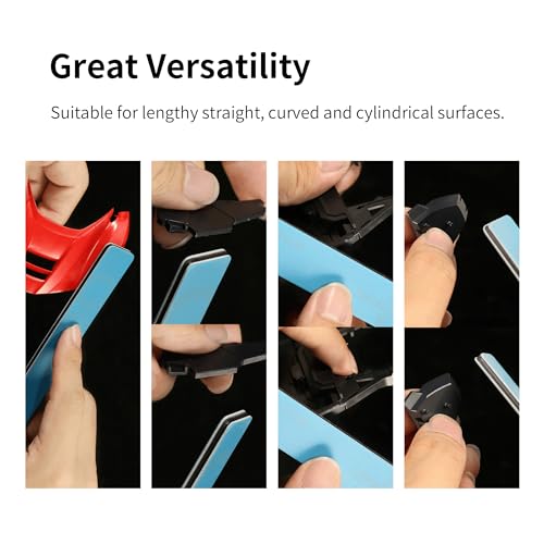 21 PCS, 7 Grids Semi Rigid Sanding Sticks for Hand Tool, Modeling Art, Flexible Arasive Tool