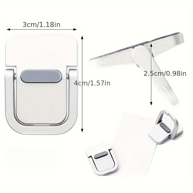 2Pcs Mini Foldable Laptop Feet Stand | Portable, Self-Adhesive, Notebook Keyboard Elevator Brackets, Heat Dissipation Laptop Riser, For Home Office