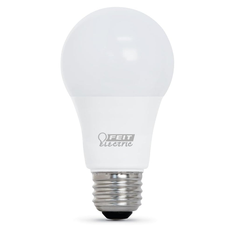 Feit Electric A19 100W Equivalent LED Light Bulbs, Dimmable LED Bulbs, 3000k Bright White, 1600 Lumens, 22 Year Lifetime, CRI90, UL Listed, 12 Pack, OM100DM/930CA/2/6