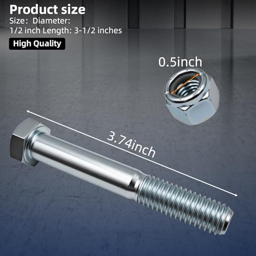 500101 Shear Bolt for Bush Hog/King Kutter 1/2" x3-1/2