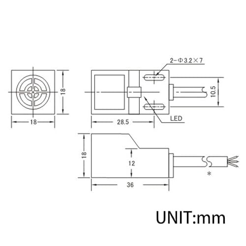SN04-P NO Normal Open PNP Inductive Proximity Sensor Switch Detector 4mm 3 Wire DC 10~30V 5Pcs