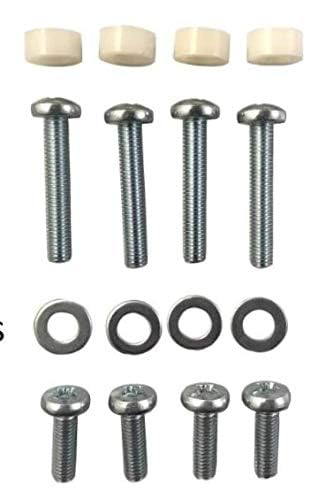 M6 TV mounting Bolts/Screws with spacers and washers, Multiple Lengths