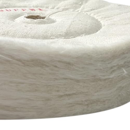 Soft Flannel Polishing Wheel for 16" Woodworking 3-Step Lathe Buffing System