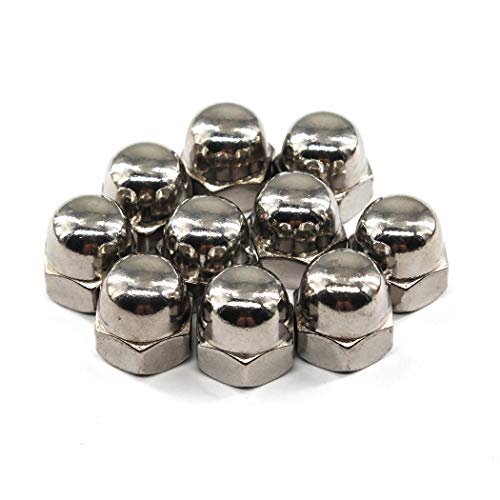 M16 Acorn Cap Nut Hex Nut Set 304 Stainless Steel 10PCS M16