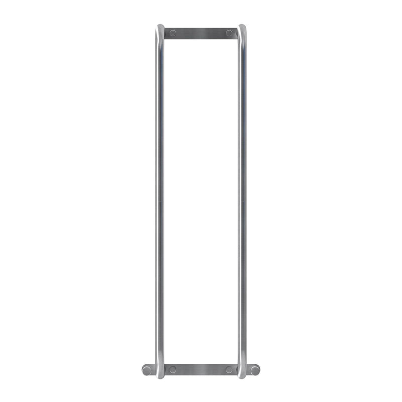 Danpoo Towel Racks for Bathroom Wall Mounted, Towel Storage Organizer, Stainless Steel Bath Towels Holder for Rolled Towels, with 2 Hooks, Brushed Silver