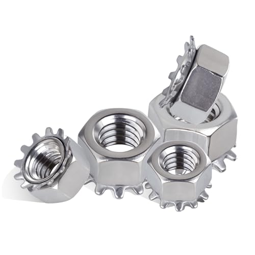 5/16"-18 Keps Lock Nuts with External Tooth Washer 50pcs HS/LM-07 5/16-18