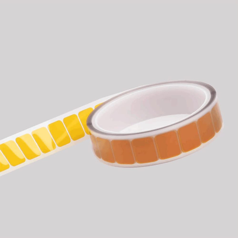 Thermocouple Stickers - 500 Pcs, Up to 200 °C/ 392°F, High Temperature Sensing Line Fixed Tape, Fixed Adhesive Tape for Temperature Measurement Line, K-Type Sensor Probe Sticker