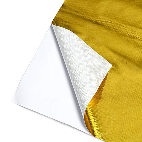 Mishimoto MMHP-GRB-2424 Gold Reflective Barrier w/Adhesive, 24" x 24"