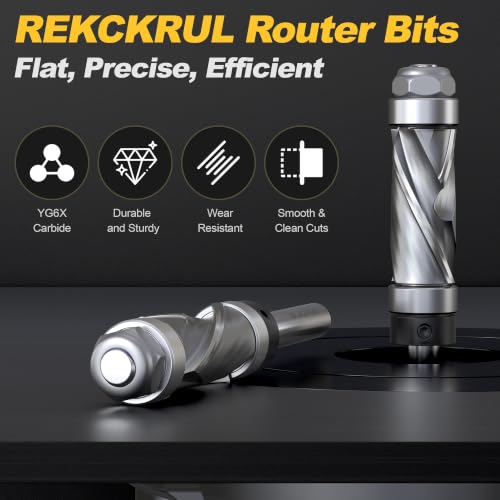Pattern Flush Trim Router Bit, 1/4" Shank Top & Bottom Bearing Top & Bottom Bearing | 1/4"S*1/2"CD*1"CL