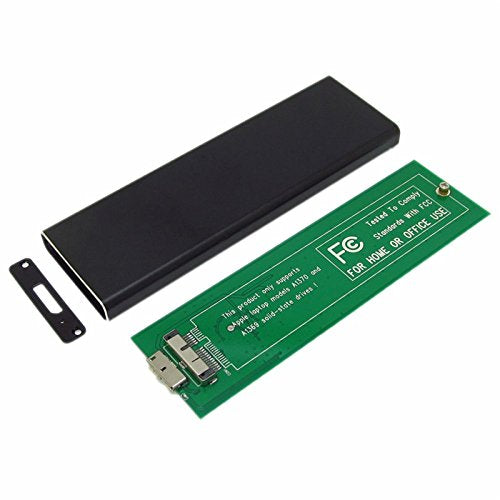 SSD to USB3.0 Hard Disk Enclosure External Case 6+12 Pin for 2010 Apple MacBook Air A1370 A1369