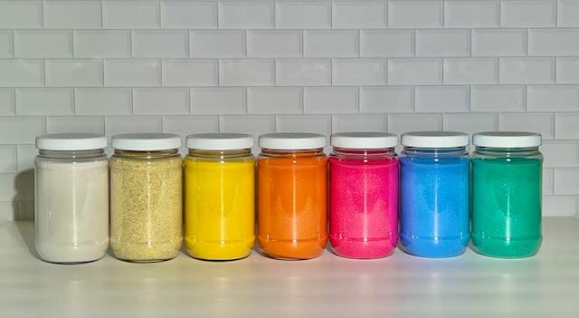SMART SOLUTIONS Clear Plastic Mason Jars (18 oz 24 pack) | With Screw-On Airtight Lids | Refillable | No BPA | Perfect for Crafts, Herbs, Slime, Food & Liquids | Made in USA 18 oz 24 Pack White
