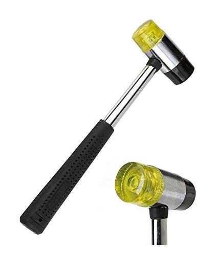 Roll Pin Punch Set with Soft Mallet - 1/16" - 5/16" Professional 10pcs Removing Repair Gunsmithing Tools with Storage Pouch for Precision Watch Repair, Jewelry and Craft