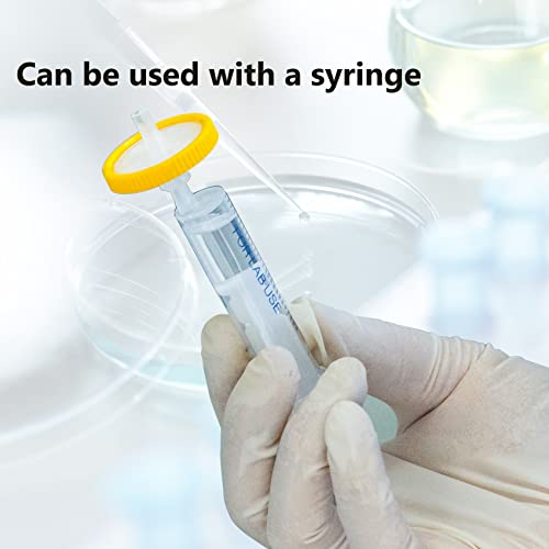 33mm Sterile Syringe Filter Nylon Hydrophilic Filtration 0.22um, 20 PCS 33mm 0.22um