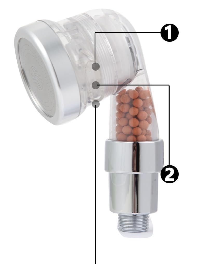 Socila Clear Sprayer Head 3 Function With Filter For Shampoo Bowl, High Pressure And Water Saving, Filter For Dry & Frizz Hair