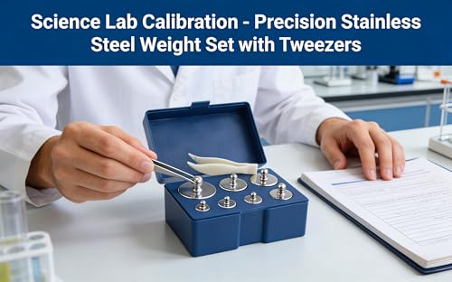 MAGIKON Calibration Weight Set, 7Pcs 500g Stainless Steel with Case